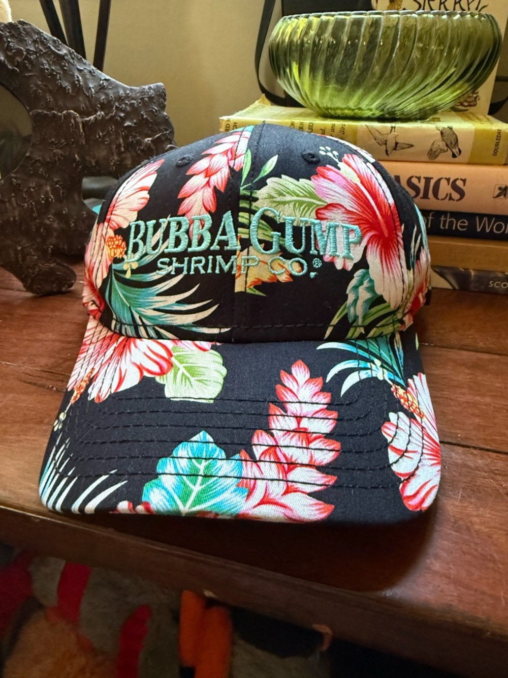Party Festival Tropical Granola Girl Bubba Gump Shrimp Co. Floral Outdoor Hat